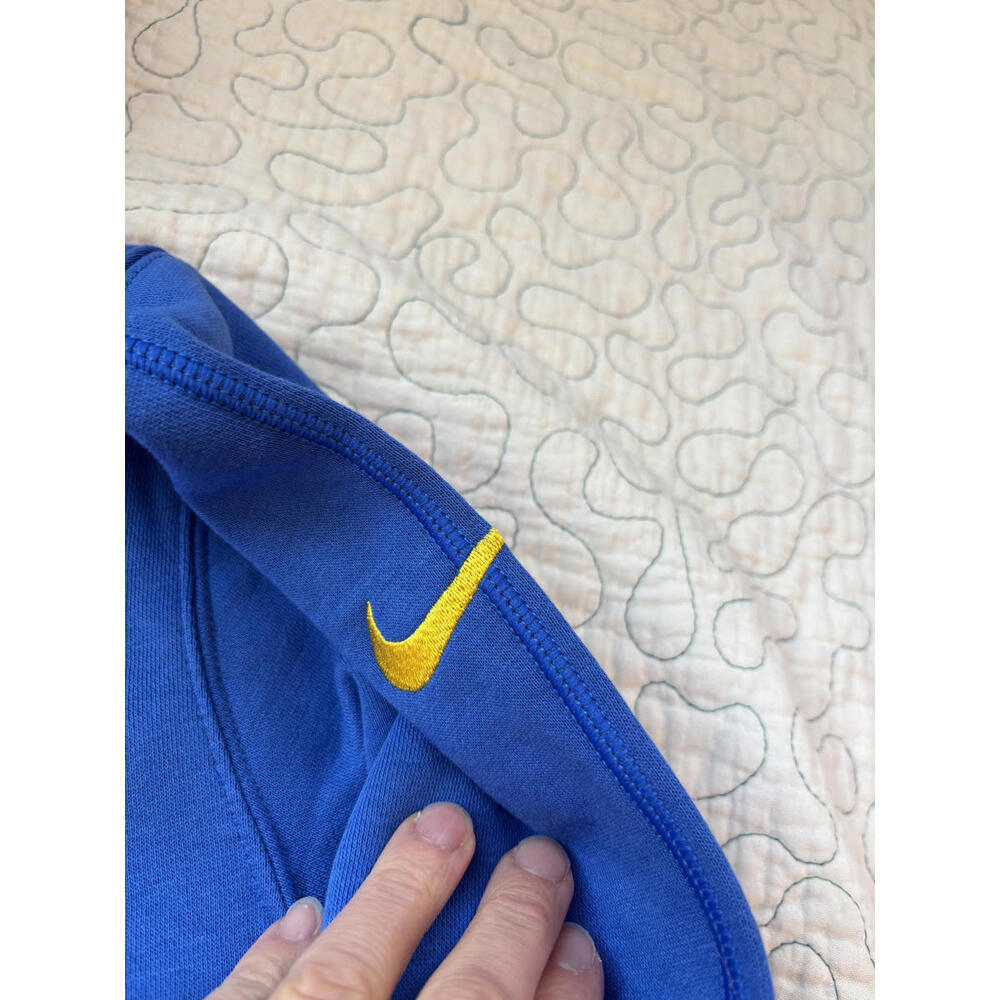 Nike NFL Los Angeles Rams Blue and Yellow Hoodie Size Medium #463 - Picture 4 of 7